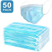 Disposable Face Mask 3- layer,  NON-Woven fabric (50PACK)