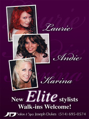 Stylist: Laurie,  Andie & Karina.